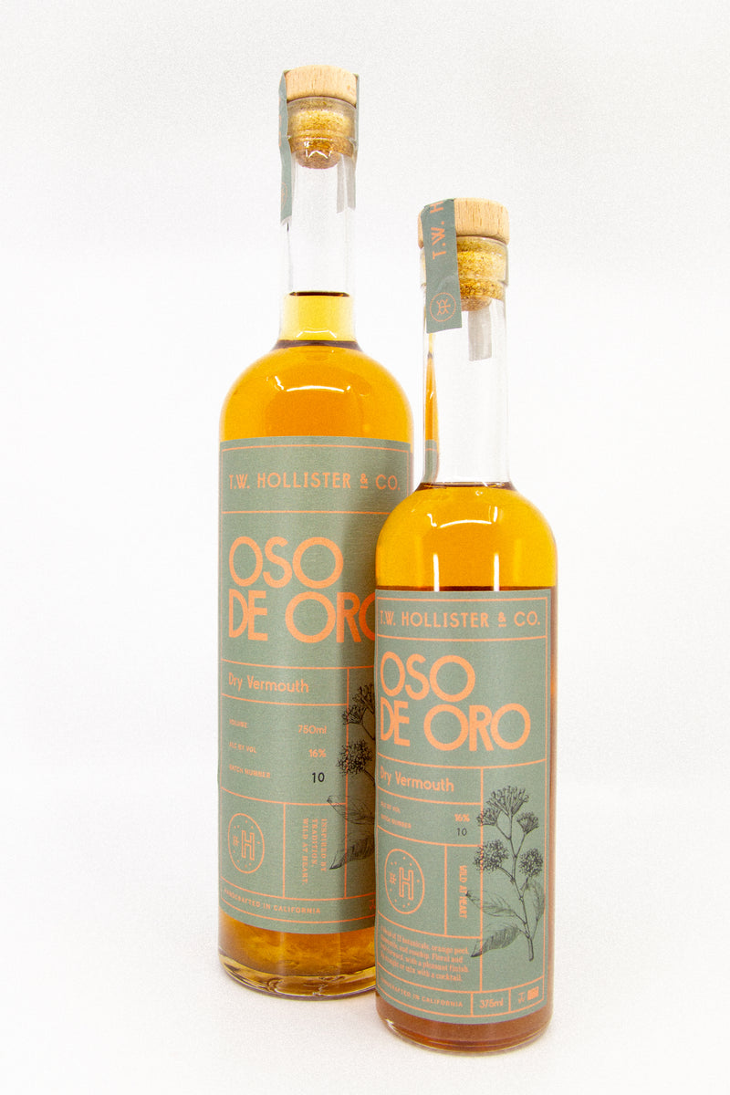 ロッド vermouth T.W. Hollister - 'Oso de oro - Dry Vermouth' - Santa Barbara