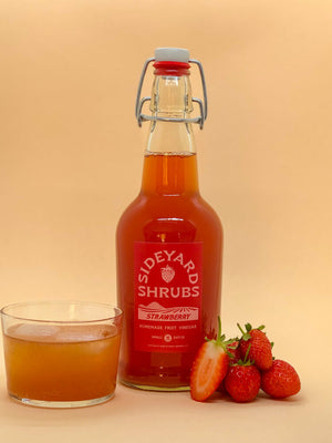 Sideyard Shrubs - Strawberry Drinking Vinegar Shrub - 500ml