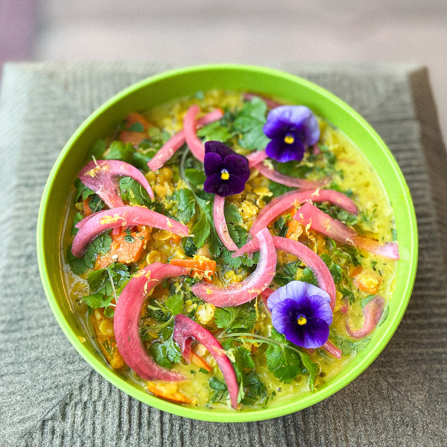 Curry Lentils & Garbanzos