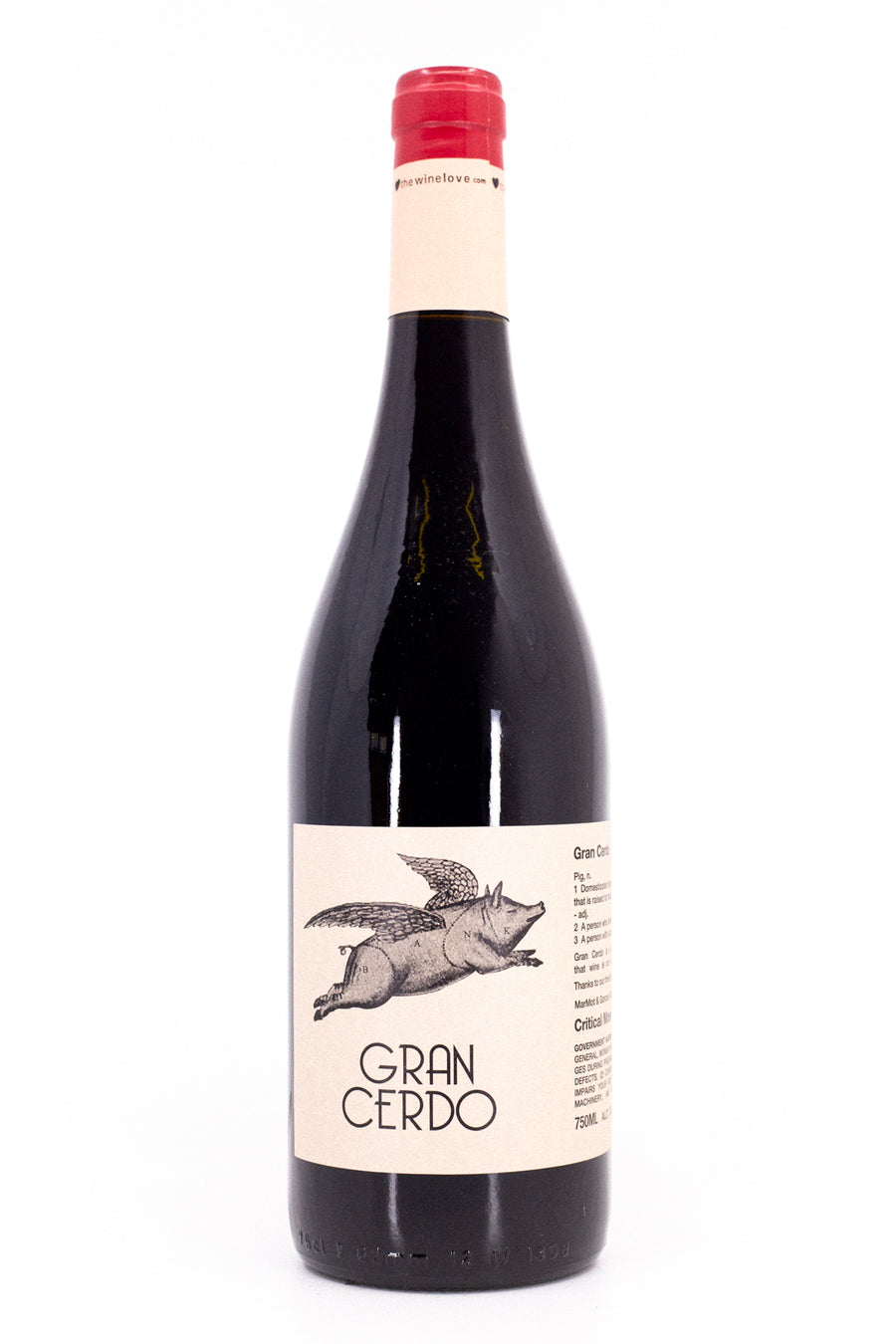 The Wine Love - 'Gran Cerdo Tinto' - Tempranillo - Rioja Alta, ES - 2022