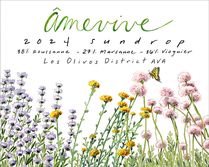 Âmevive - 'Sundrop' - Roussanne, Viognier - Los Olivos District, Santa Barbara County, CA - 2024