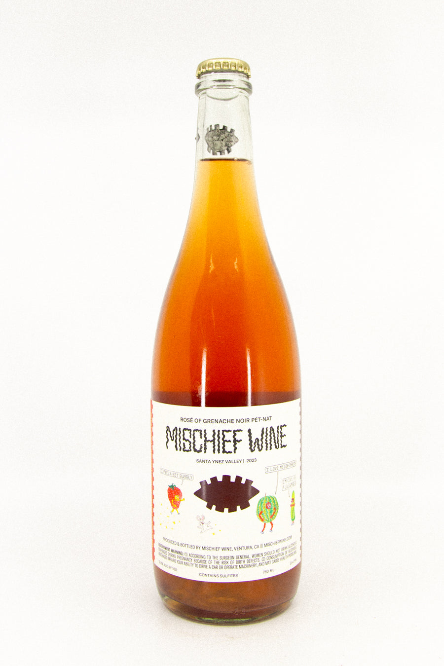 Mischief Wines - 'Something Up Her Sleeve' - Pétnat of Grenache - Santa Ynez Valley, CA - 2023