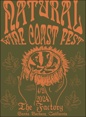 Natural Coast Festival 2024 - Screen Printed Poster by Remy Giannico