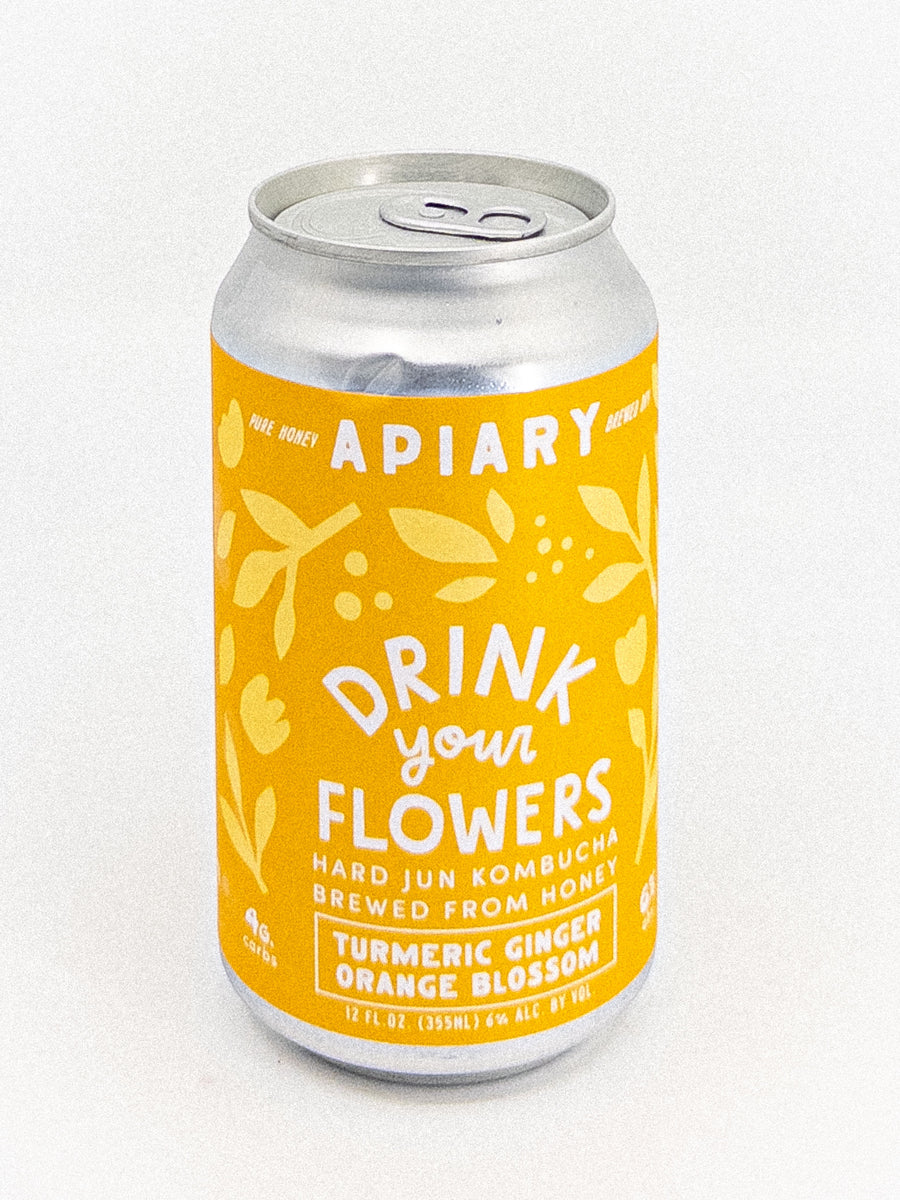Apiary - 'Drink Your Flowers' Jun Kombucha - Santa Barbara, CA - 12oz