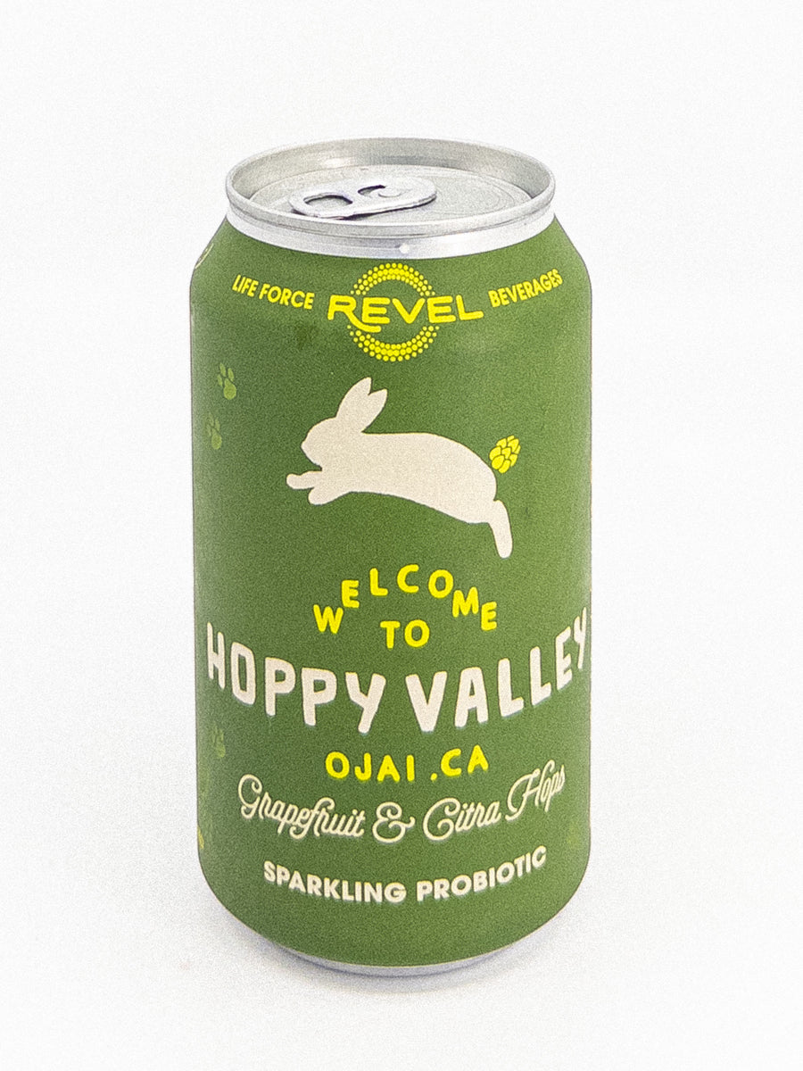 Revel Jun Kombucha - 'Hoppy Valley' - Grapefruit & Citra Hops - 12oz
