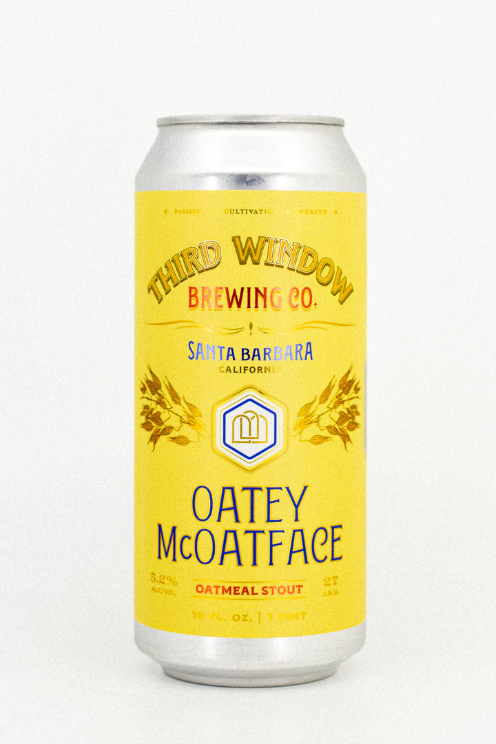 Third Window - 'Oatey McOatface - Oatmeal Stout' - Santa Barbara County, CA - 473ml