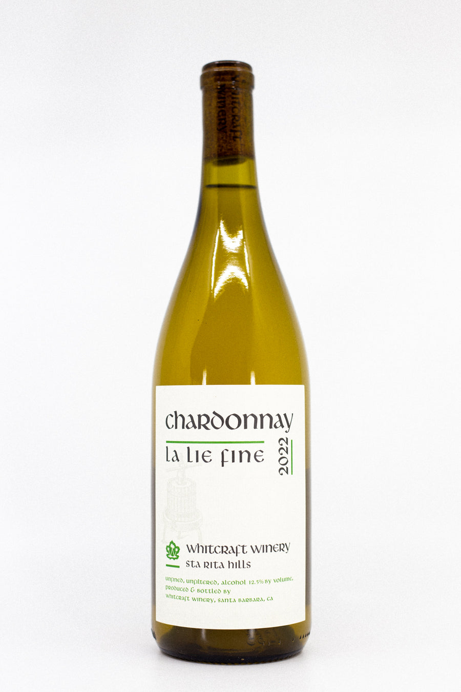 Whitcraft - 'la Lie Fine' - Chardonnay - Santa Rita Hills, CA - 2022