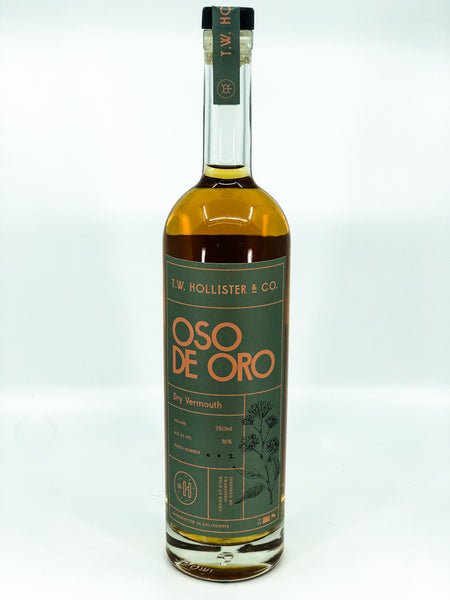 T.W. Hollister - 'Oso de oro - Dry Vermouth' - Santa Barbara County, CA - NV