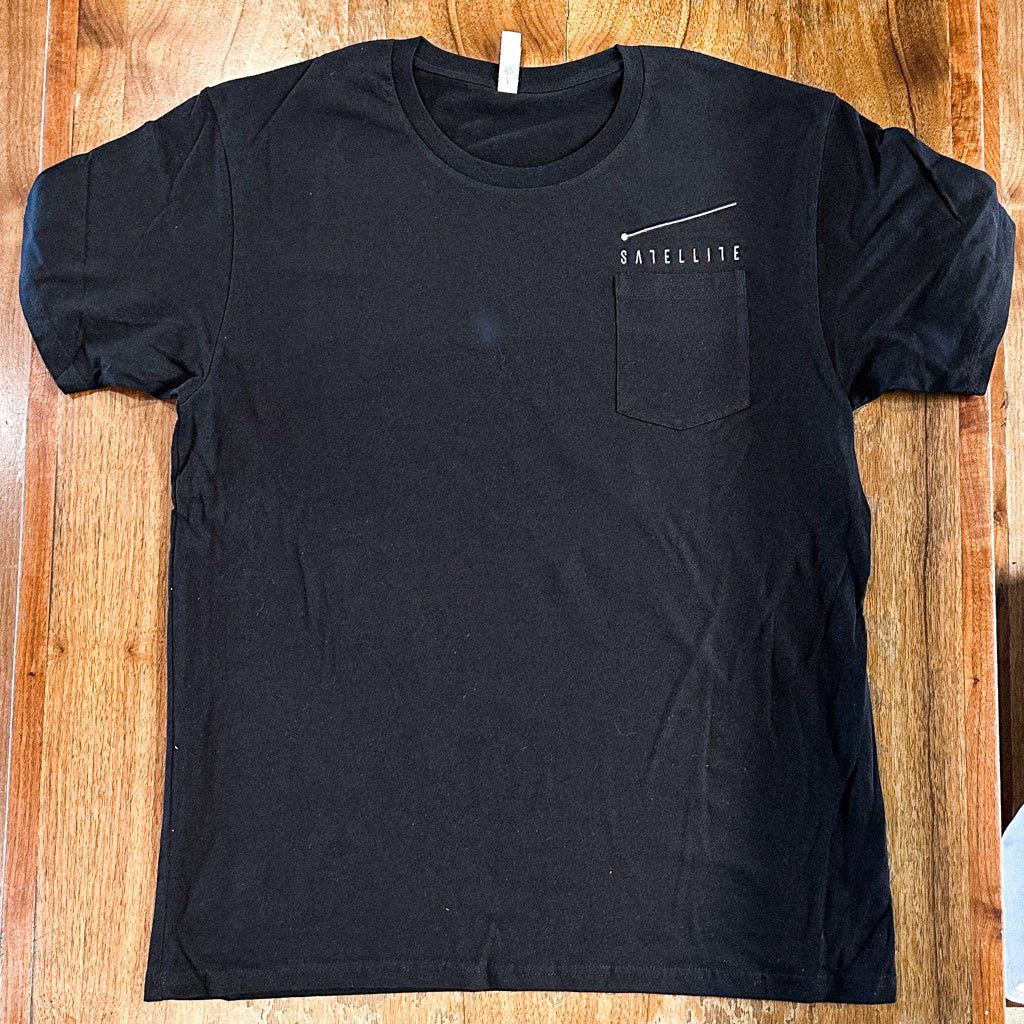 ミュージシャン THE IA SATELLITES 88copyright Tee SATELLITE TEE - BLACK – Satellite SB